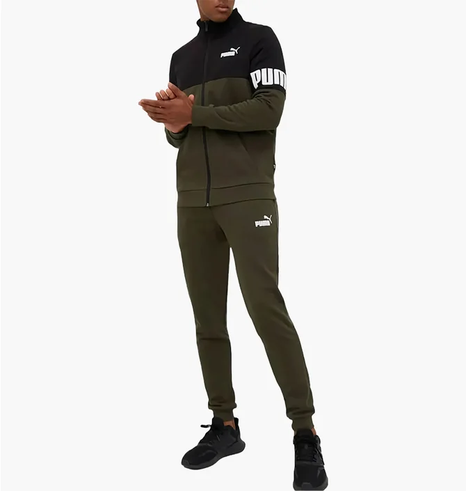 Спортивный костюм мужской Puma Power Fleece Olive 670038-70