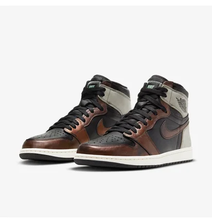 Кроссовки мужские Air Jordan 1 Retro High OG Black/Multi 555088-033