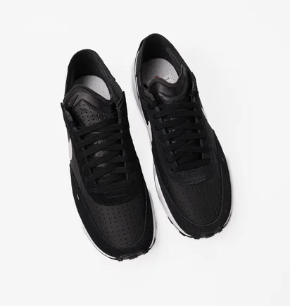 Кросівки чоловічі Nike Waffle One Leather Black Dx9428-001