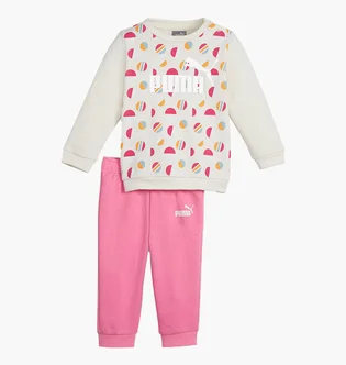 Спортивний костюм дитячий Puma Ess+ Summer Camp Beige/Pink 679280-87