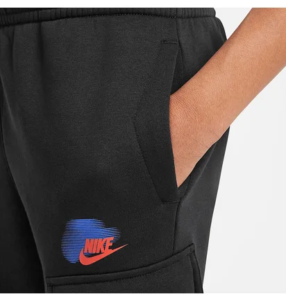 Спортивный костюм детский Nike Sportswear Fleece Standard Issue Black HM4339-010__HM4337-010