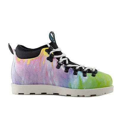 Ботинки унисекс Native Fitzsimmons Citylite 2022 Shell/Palm Tie Dye Multi 31106801-1908