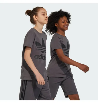 Футболка детская Adidas Trefoil Originals Grey IJ7178