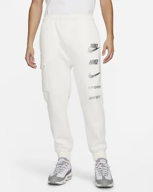 Штаны мужские Nike Sportswear Standard Issue White FJ0550-133
