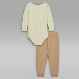 Спортивний костюм дитячий Air Jordan Rib Nep Bodysuit Set Beige/Brown 65D683-X0L