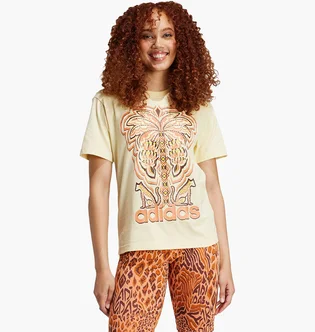 Футболка женская Adidas X Farm Rio Graphic T-Shirt Yellow IV9759