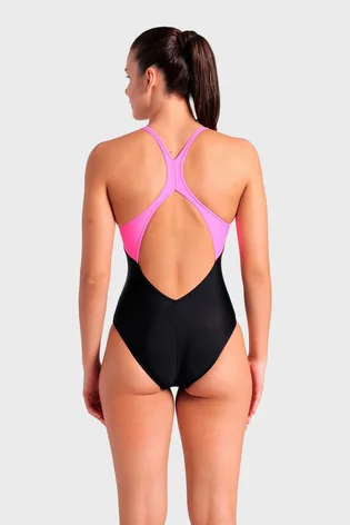 Купальник жіночий Arena Openings Swimsuit V Back Lb 44 Black/Green 008063-590