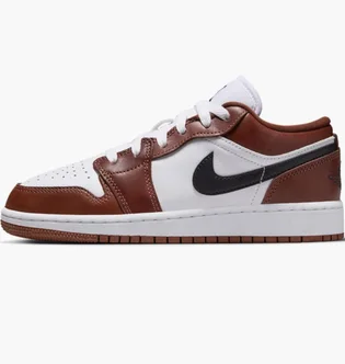 Кросівки унісекс Nike 1 Low White/Brown HF3188-102