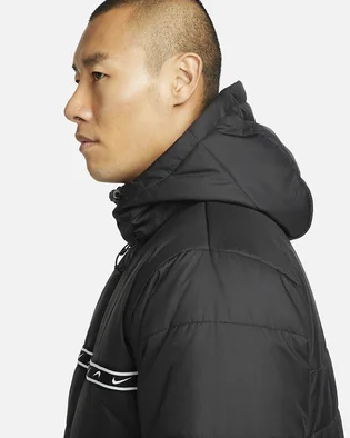 Куртка чоловіча Nike M Nsw Repeat Syn Fill Jkt Black Dx2037-010