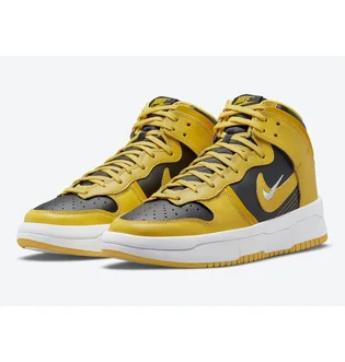 Кроссовки женские Nike Wmns Dunk High Up Yellow/Black Dh3718-001
