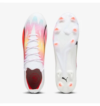 Бутсы унисекс Puma Ultra Ultimate Fg/Ag Football Boots White 107311-01