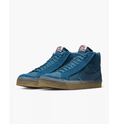 Кроссовки унисекс Nike Sb Zoom Blazer Mid Premium Plus Blue Dv5468-300