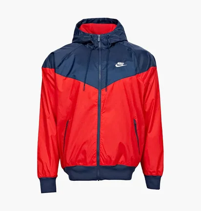 Вітровка чоловіча Nike Sportswear Windrunner Mens Hooded Jacket Blue/Red DA0001-657