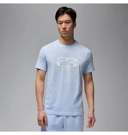 Футболка мужская Air Jordan Flt Ess Hbr Ss Crew Light Blue HJ2340-407