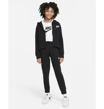 Толстовка дитяча Nike G Nsw Club Flc Fz Hoodie Lbr Black DC7118-010
