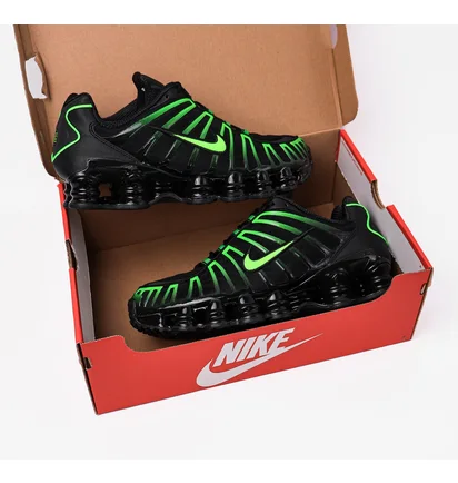 Кроссовки мужские Nike Shox Tl Black/Green AV3595-012