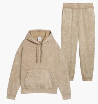 Спортивний костюм жіночий Puma Elevated Essentials Beige 688104-55__688103-55