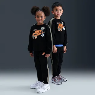 Спортивний костюм дитячий Nike Fleece Tracksuit Black/Grey 86N497-023