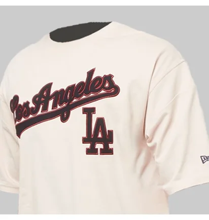 Футболка чоловіча NEW ERA Rib Infill Os La Dodgers Beige 60564879