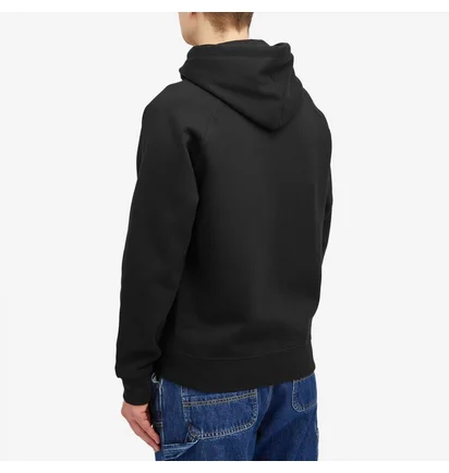Толстовка мужская Carhartt Hooded Chase Jacket Black I033664-00FXX