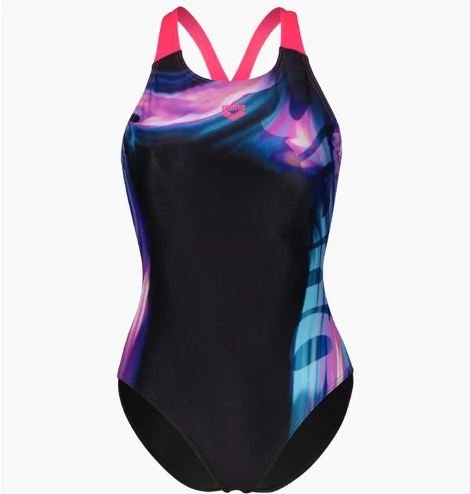 Купальник женский Arena Dreamhline Swimsuit V Back Blue 008328-500