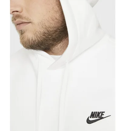 Толстовка чоловіча Nike M Nsw Club Hoodie Po Bb White BV2654-100