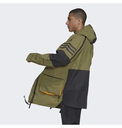 Парка мужская Adidas Xploric Rain.Rdy Parka Olive GQ2399