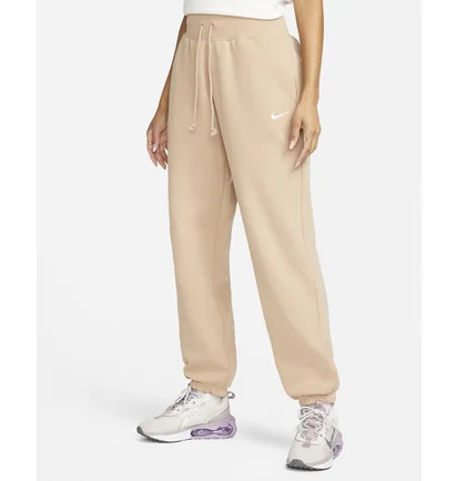 Штаны женские Nike Sportswear Phoenix Fleece Beige Dq5887-200