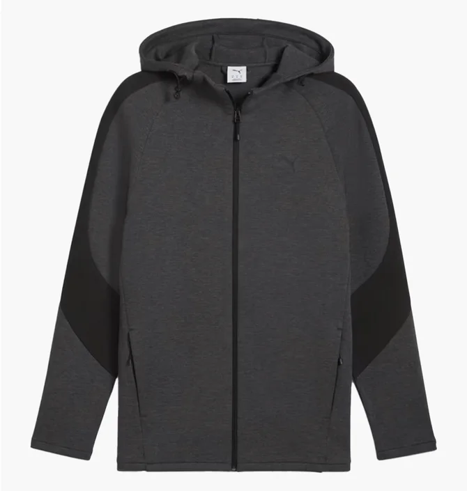 Толстовка мужская Puma Evostripe Core Fz Hoodie Black 631529-07