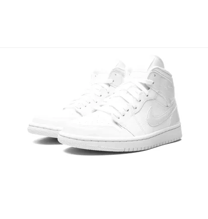 Кроссовки женские Air Jordan Wmns 1 Mid White BQ6472-100