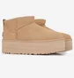 Угги женские UGG Classic Ultra Mini Platform Beige 1135092-DRI