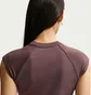 Футболка женская Nike Sportswear Chill Knit Tight Short-Sleeve Ribbed Bordo IF0242-502