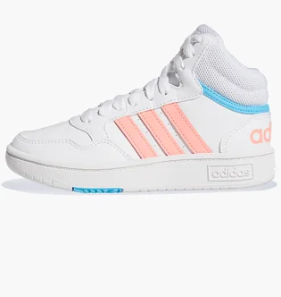 Кроссовки детские Adidas Hoops Mid Shoes White Gw6110