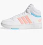 Кроссовки детские Adidas Hoops Mid Shoes White Gw6110