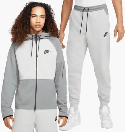 Спортивный костюм мужской Nike Sportswear Full Zip Grey DD5284-077__DD5293-077