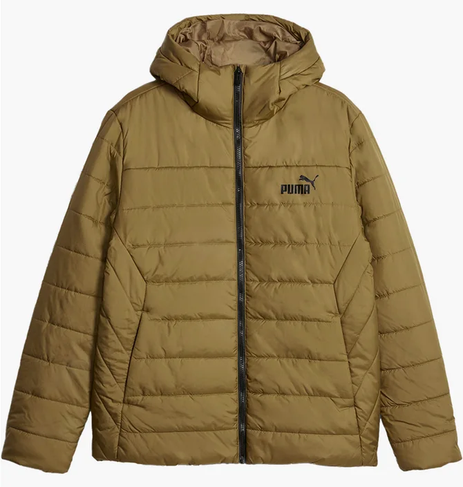 Пуховик мужской Puma Essentials Padded Jacket Olive 848938-93