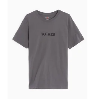 Футболка мужская Air Jordan X Psg Wordmark T-Shirt Grey DZ2940-068
