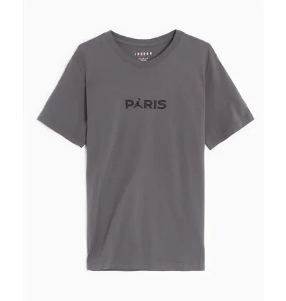 Футболка мужская Air Jordan X Psg Wordmark T-Shirt Grey DZ2940-068