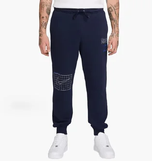 Штаны мужские Nike M Nk Club Ft Jggr Moon Gfx Blue HJ2512-451