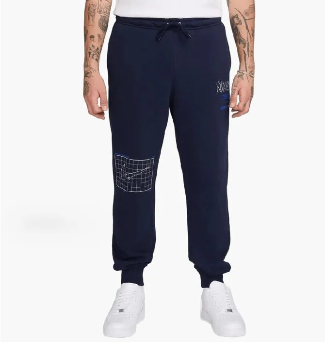 Штаны мужские Nike M Nk Club Ft Jggr Moon Gfx Blue HJ2512-451