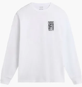 Лонгслив мужской Vans 106 Ave White VN000GWKWHT