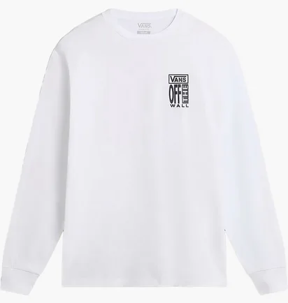 Лонгслив мужской Vans 106 Ave White VN000GWKWHT
