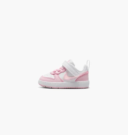 Кросівки дитячі Nike Court Borough Low Recraft (Td) White/Pink DV5458-105