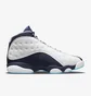 Кросівки чоловічі Air Jordan 13 Retro White/Black 414571-144