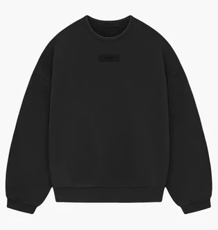 Свитшот мужской Fear of god Essentials Black 192SU244680F
