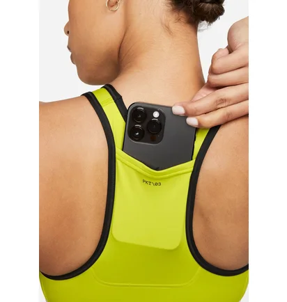 Топ жіночий Nike Swsh On The Run Bra Yellow DV9914-308