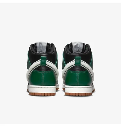 Кроссовки мужские Nike Dunk High Retro Shoes Black/Green Dr8805-001