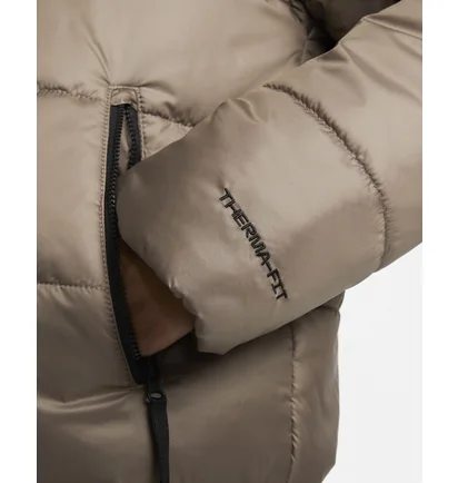 Куртка женская Nike W Nsw Syn Tf Rpl Hd Jkt Brown Dx1797-040
