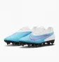Бутсы унисекс Nike Phantom Gx Academy Sg-Pro Anti-Clog Traction White/Light Blue DD9471-446