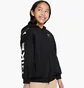 Толстовка детская Nike Big Kids (Girls) Oversized Full-Zip Black FD2960-010